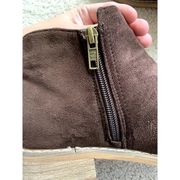 Seven 7 Cisco Kid Brown Ankle Bootie Size 8 - Picture 3 of 7